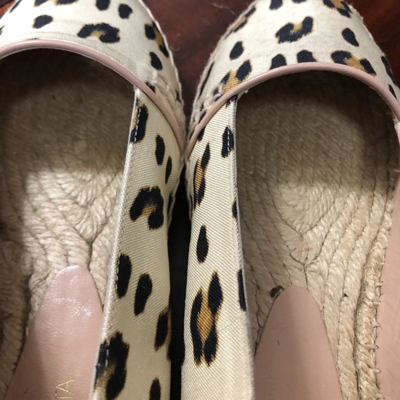 Giambattista Valli Espadrilles Ocelot Print Slip-on Flats Almost New Sz.38 - Picture 7 of 9